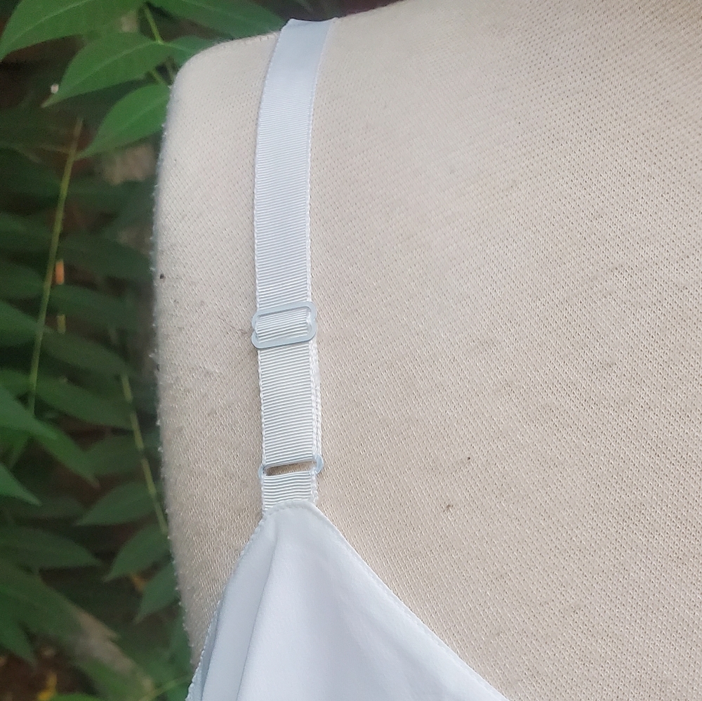 Vintage 1950s white slip large - Picture 5 of 7